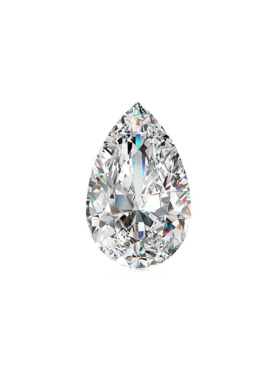 5.5Ct. Pear Cut Moissanite Gemstone