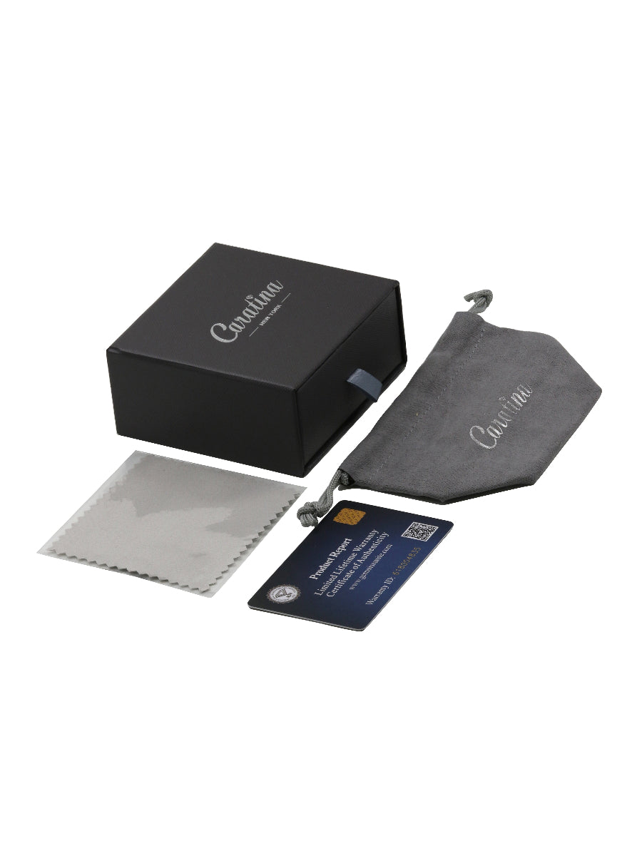 14K White Gold Moissanite Halo Studs Earrings