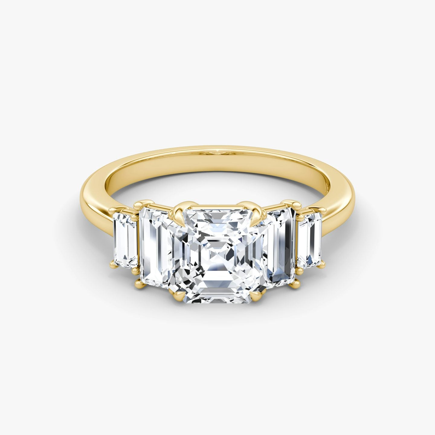 The Five Stone Heirloom Asscher Engagement Ring