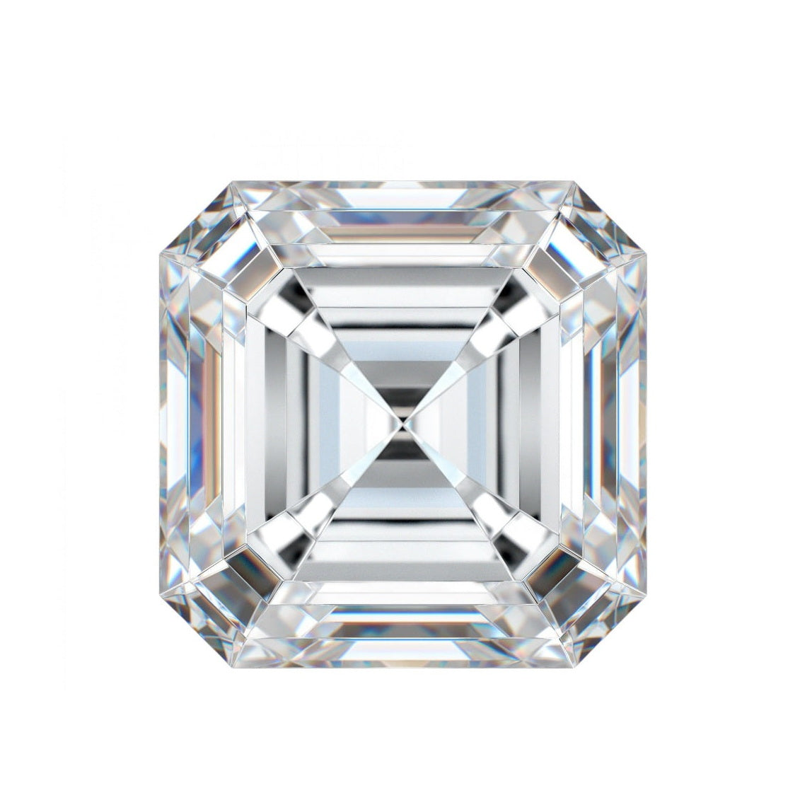 4.0Ct. Asscher Cut Moissanite Gemstone