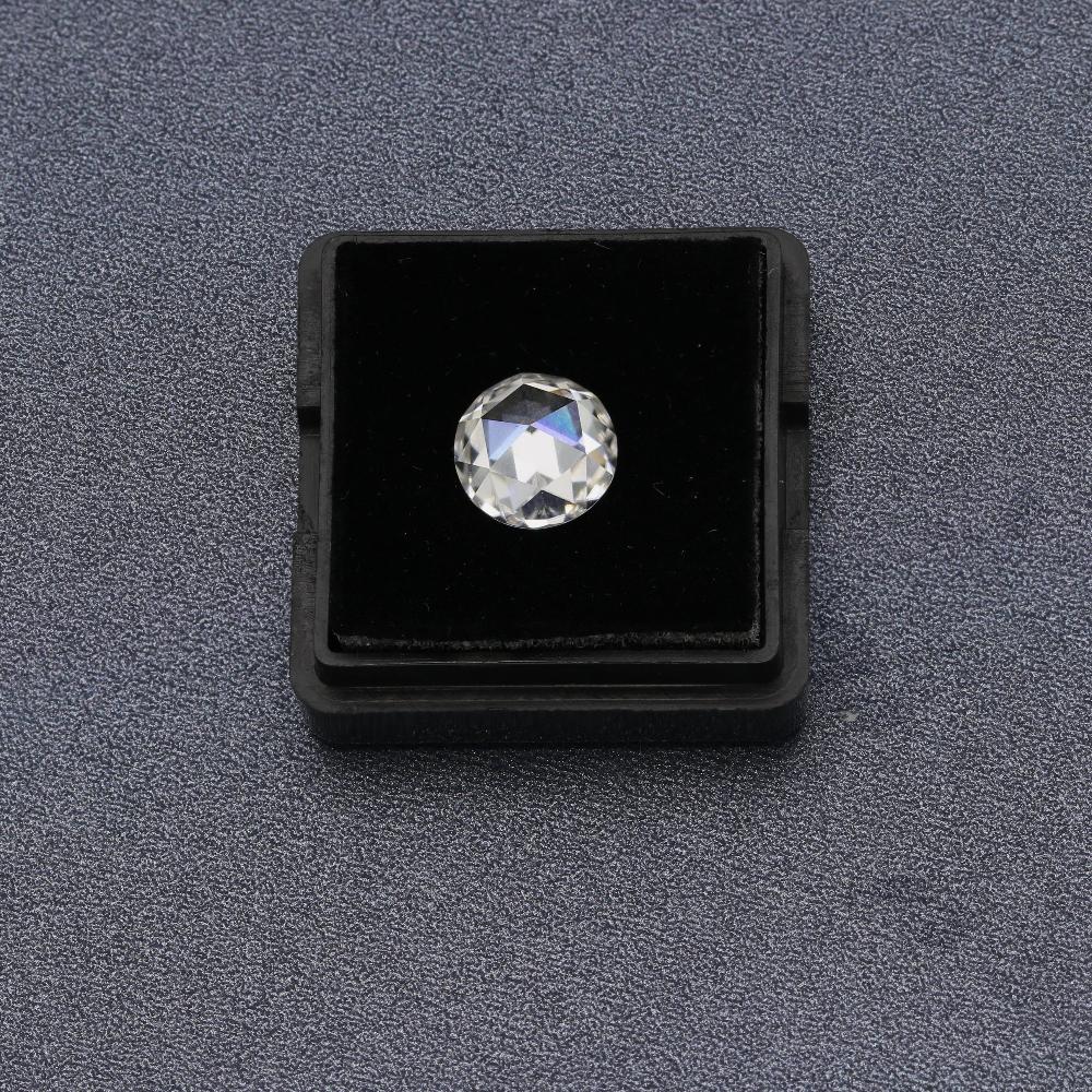 3.0Ct. Round Rose Cut Moissanite Gemstone