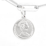 925 Silver Coin Pendant Necklace