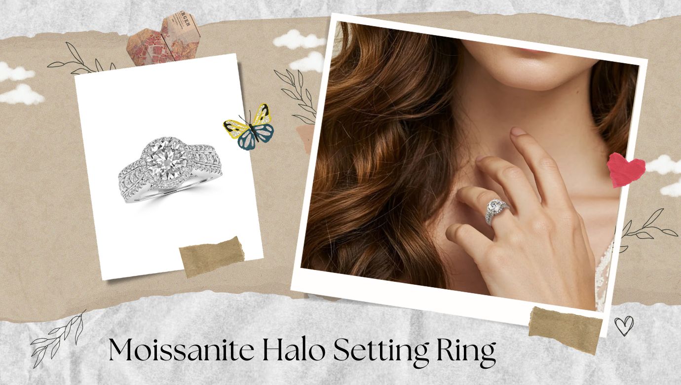Moissanite Halo Setting Ring: The Sparkling Trend Everyone Is Talking About