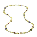 14K Gold Plated Color CZ Bangle / Necklace