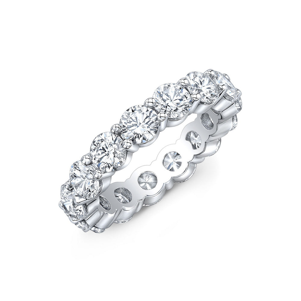 14K White Gold 2.2Ct. Moissanite Eternity Band Ring