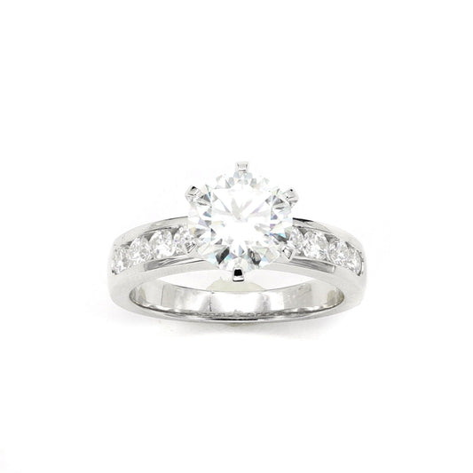 14K Gold 2.5Ctw. Moissanite Engagement Ring