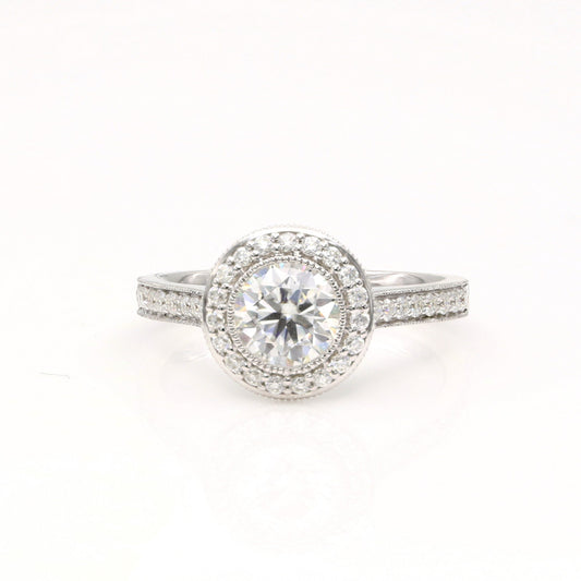 14K Gold 1.5Ctw. Moissanite Engagement Ring