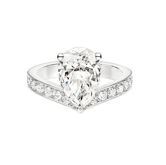 14K Gold 2.25Ctw. Pear Cut Engagement Ring