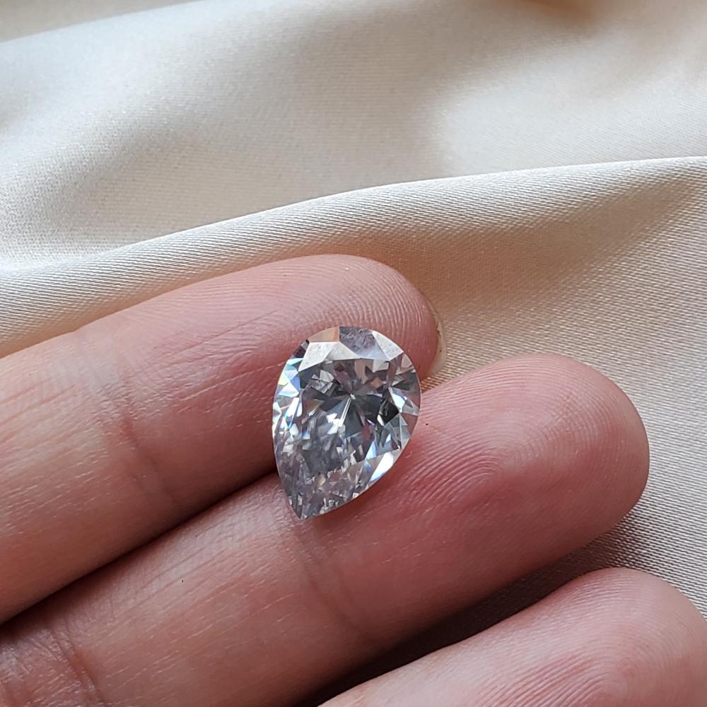 5.0Ct. Pear Cut Moissanite Gemstone