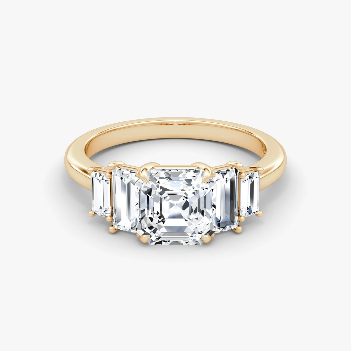The Five Stone Heirloom Asscher Engagement Ring