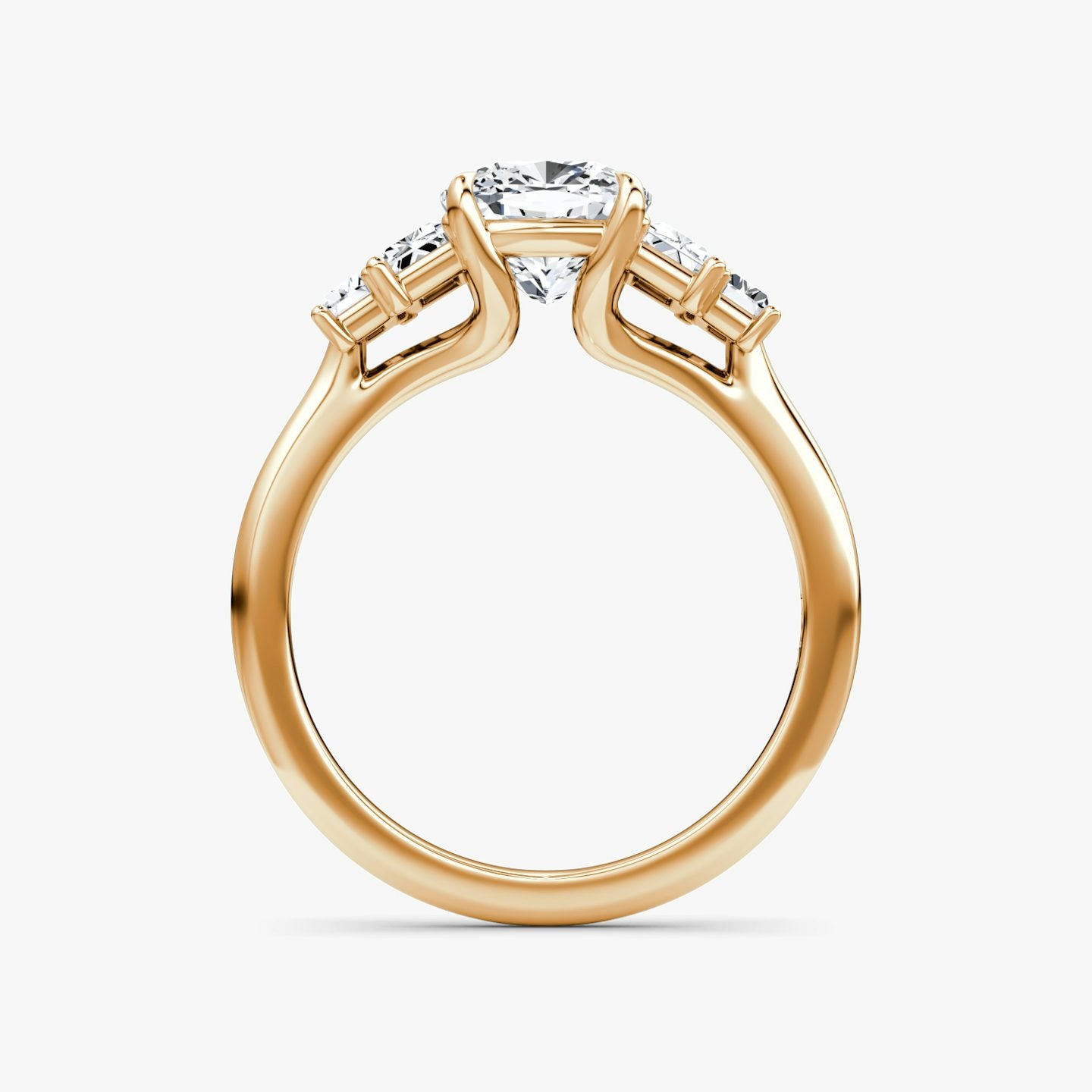 The Five Stone Heirloom Cushion Engagement Ring
