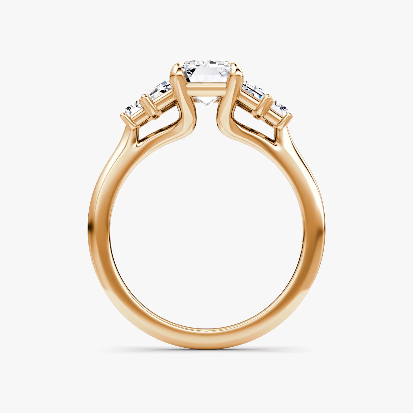 The Five Stone Heirloom Emerald Engagement Ring