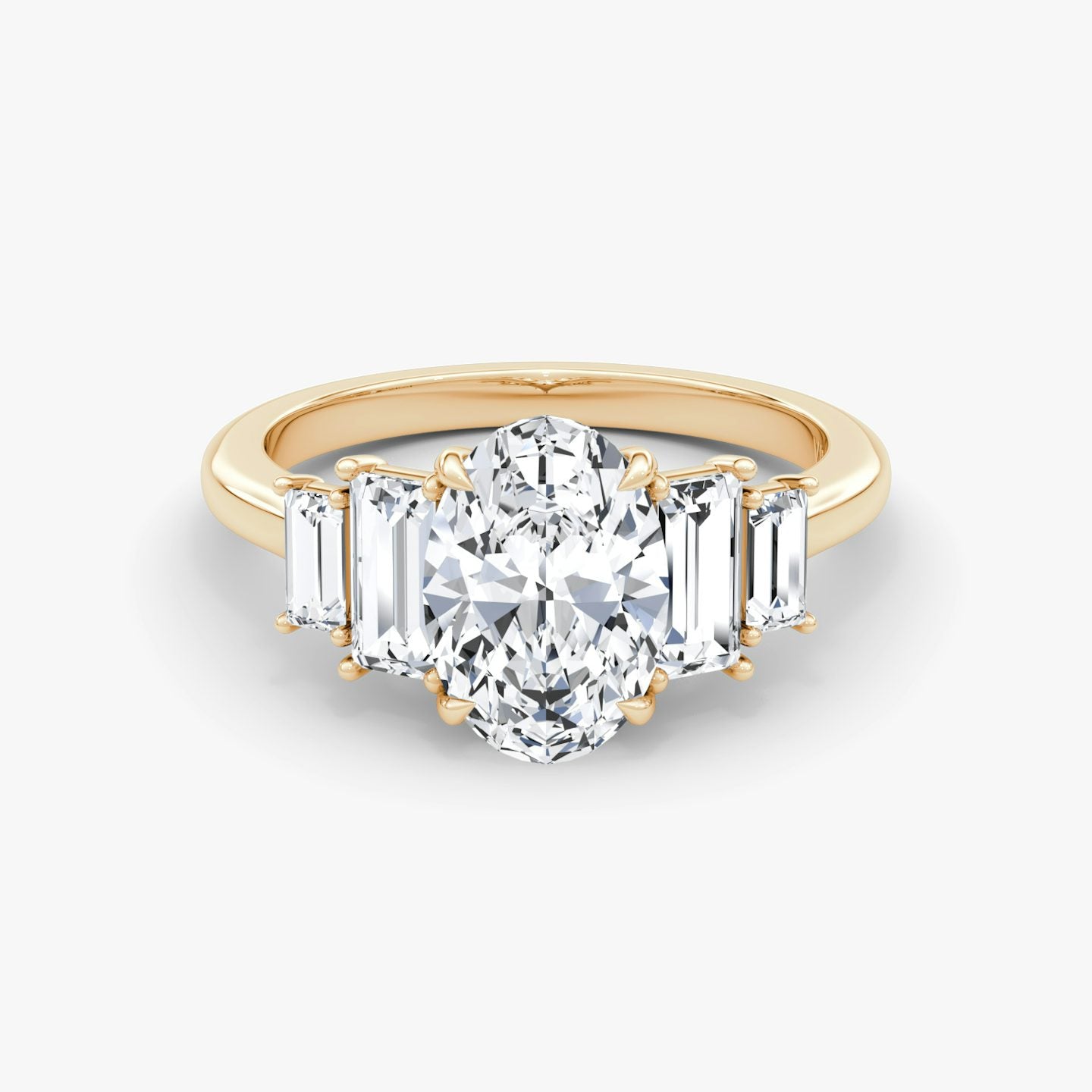 The Five Stone Heirloom Oval Engagement Ring