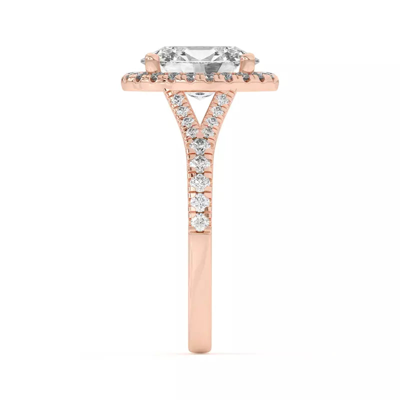 Timeless Halo Oval Engagement Ring
