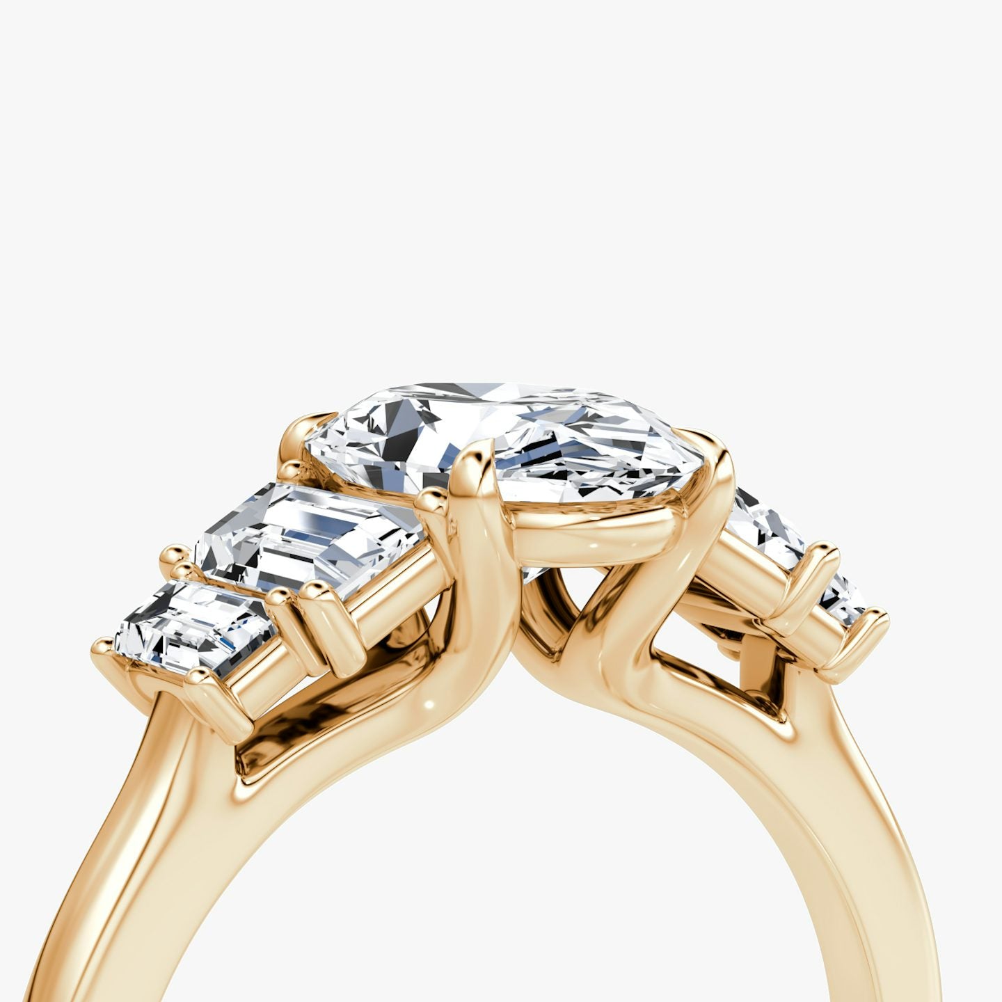 The Five Stone Heirloom Oval Engagement Ring