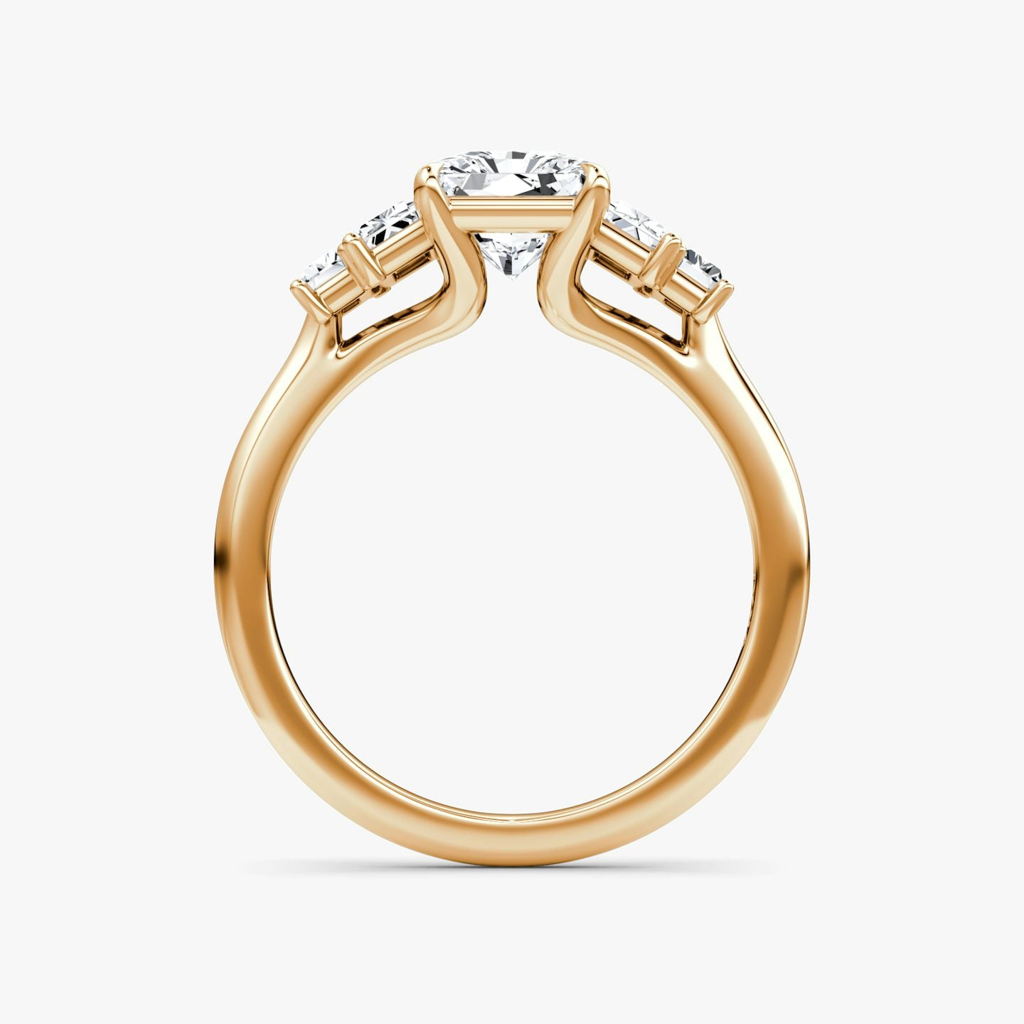 The Five Stone Heirloom Radiant Engagement Ring