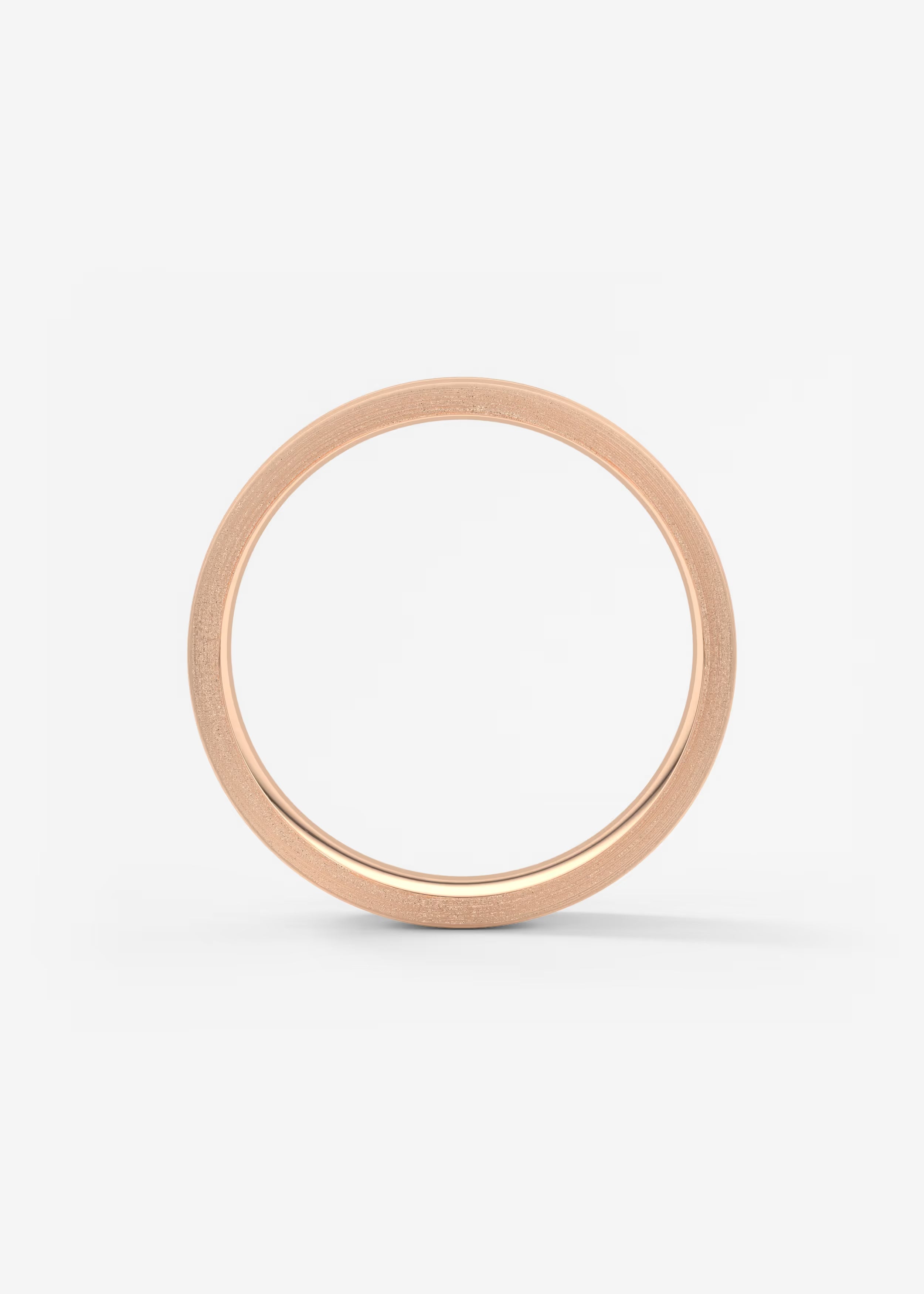 Matte and Polished Gold Stacking Bands in Minimalist Dual‑Finish Design