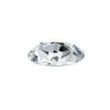 Round Rose Cut Moissanite Gemstone