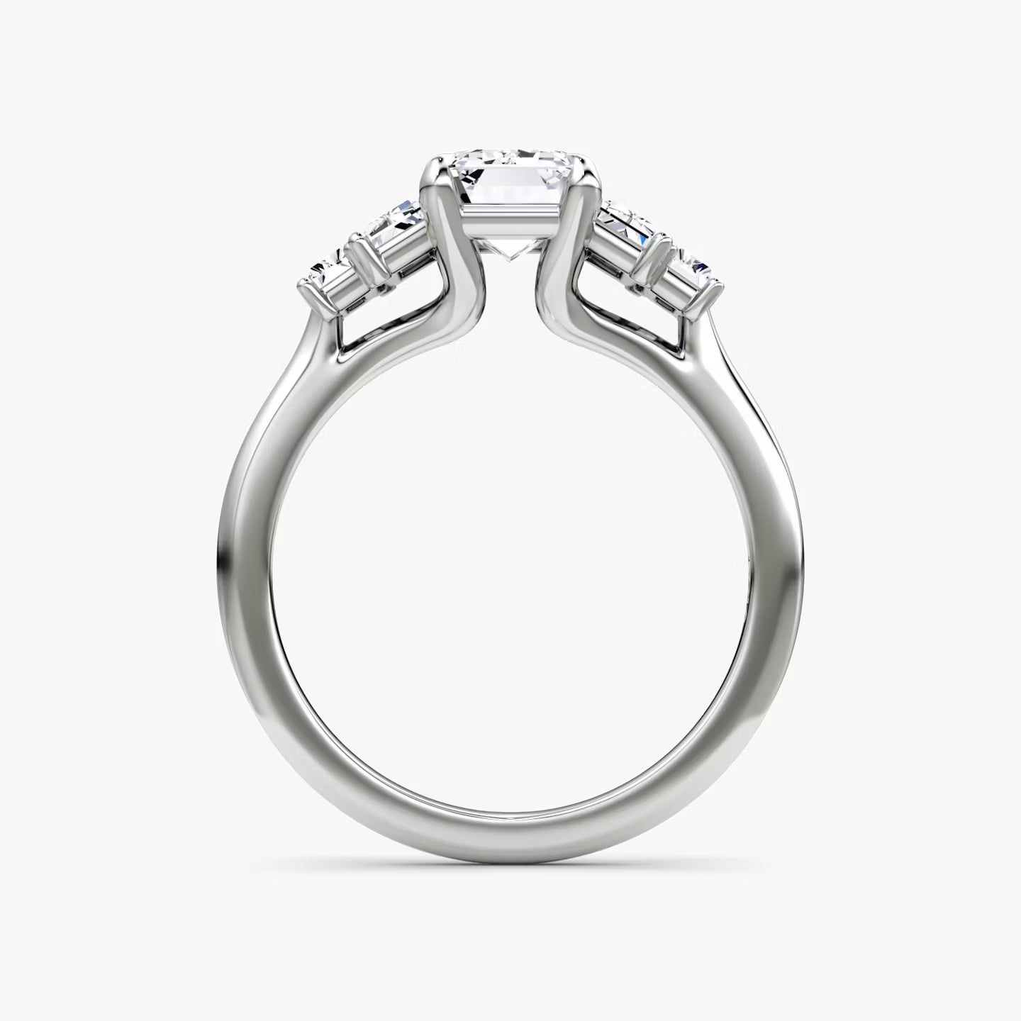 The Five Stone Heirloom Emerald Engagement Ring