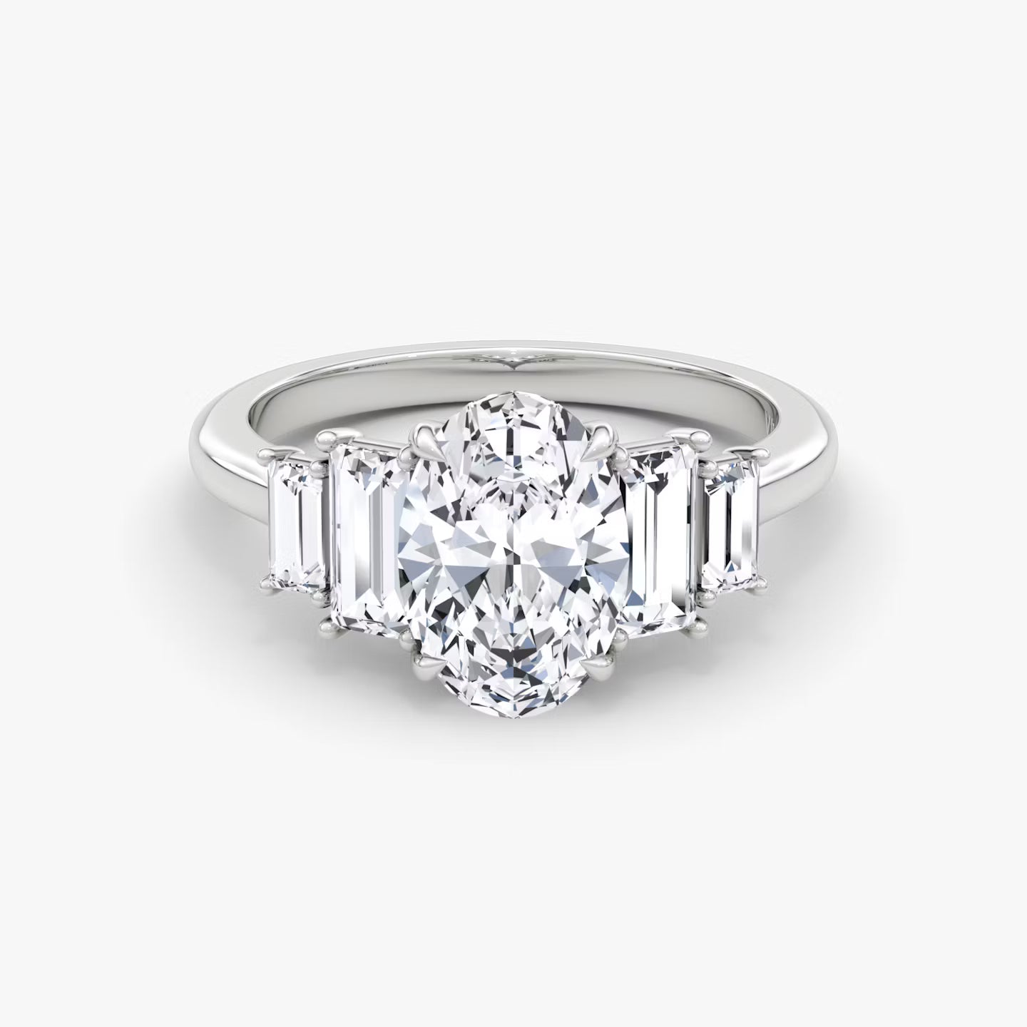 The Five Stone Heirloom Oval Engagement Ring