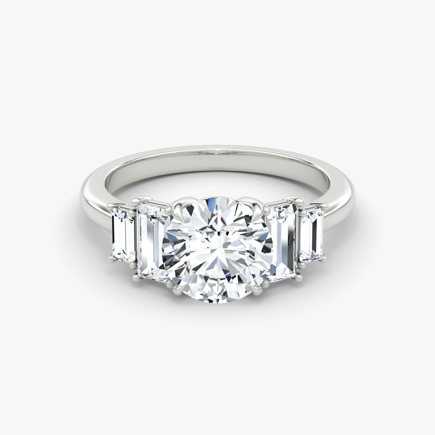 The Five Stone Heirloom Round Brilliant Engagement Ring