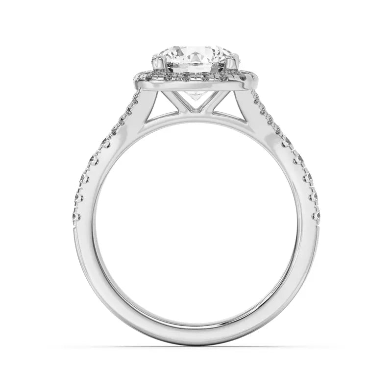 Timeless Halo Round Engagement Ring