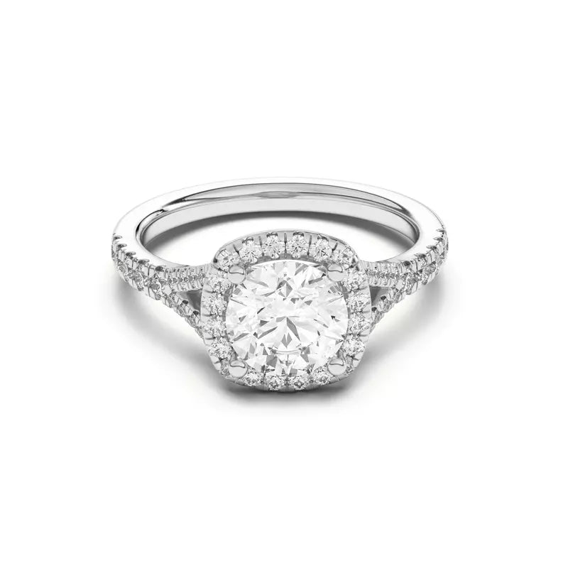 Timeless Halo Round Engagement Ring