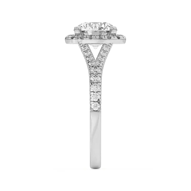 Timeless Halo Round Engagement Ring