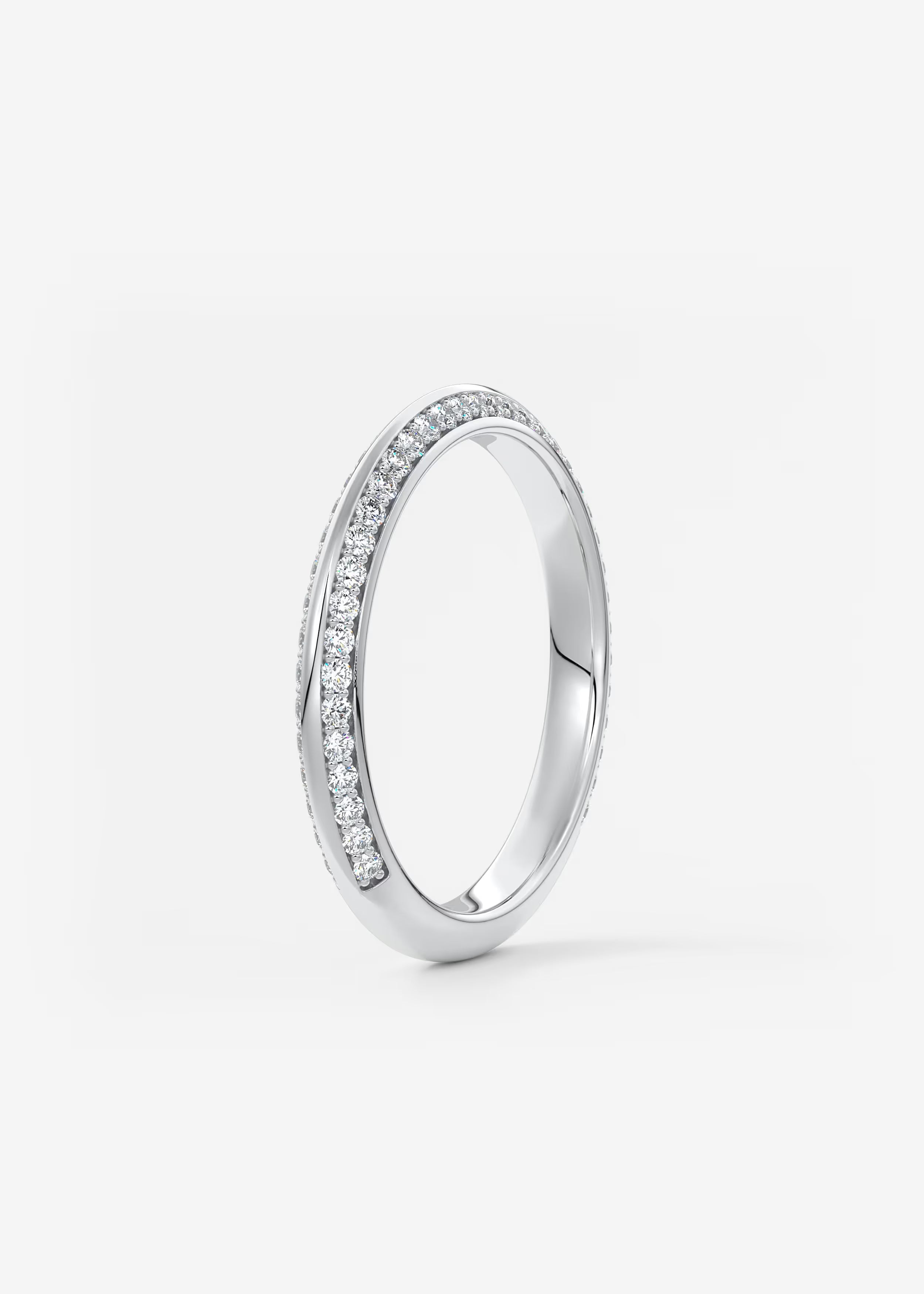 Gold Full Eternity Band with Continuous Pavé‑Set Lab‑Grown Round Diamonds