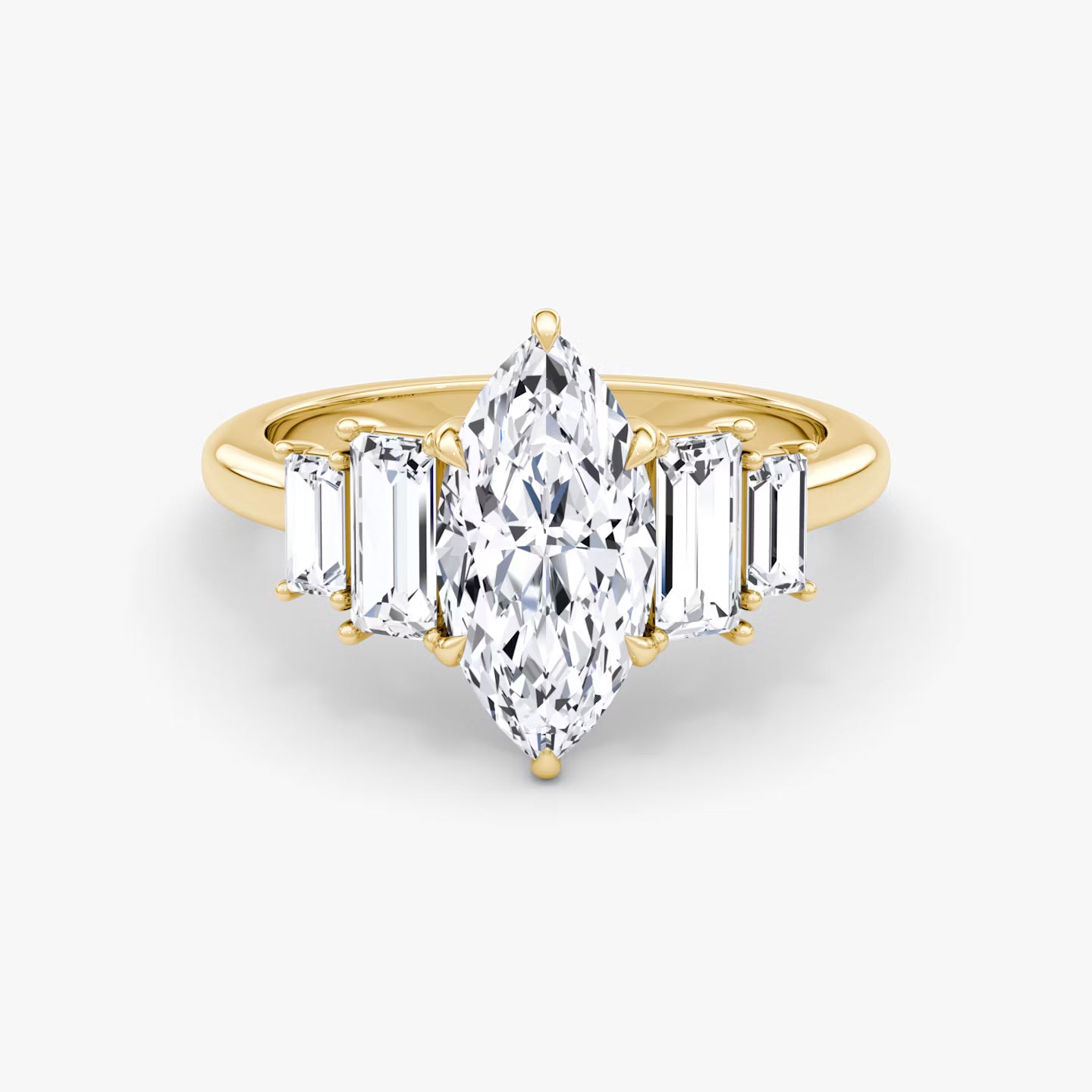 The Five Stone Heirloom Marquise Engagement Ring