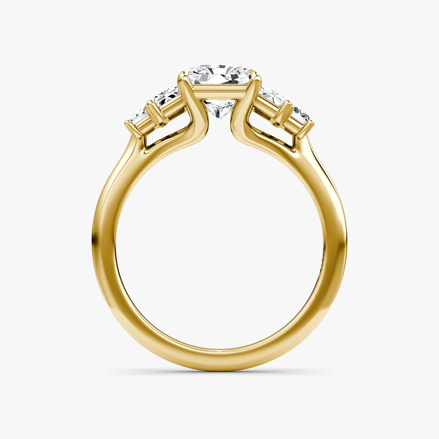 The Five Stone Heirloom Radiant Engagement Ring