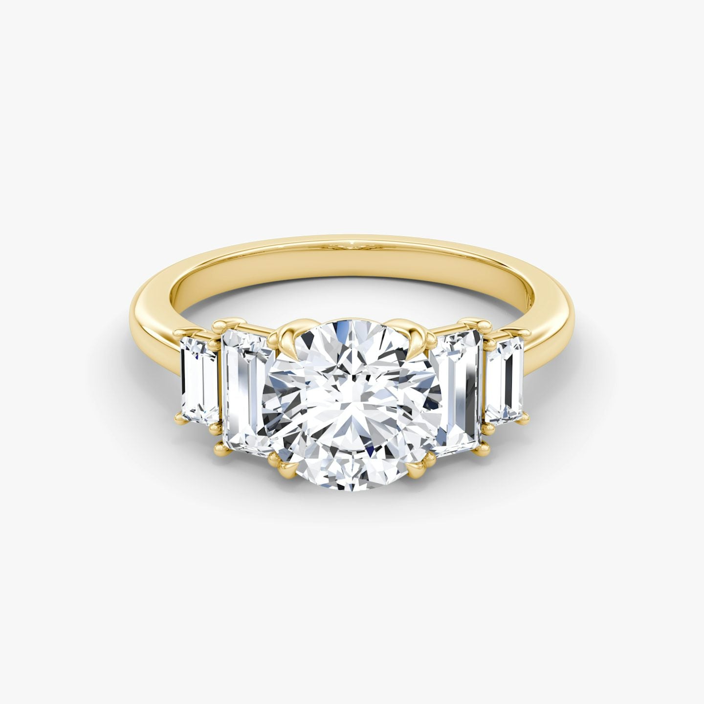 The Five Stone Heirloom Round Brilliant Engagement Ring