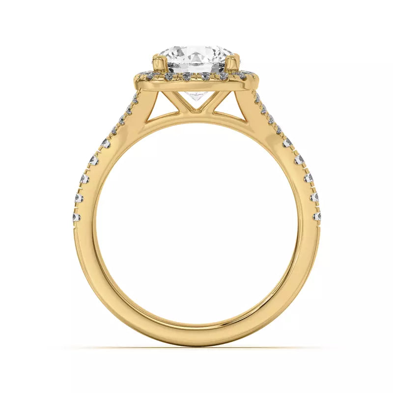 Timeless Halo Round Engagement Ring