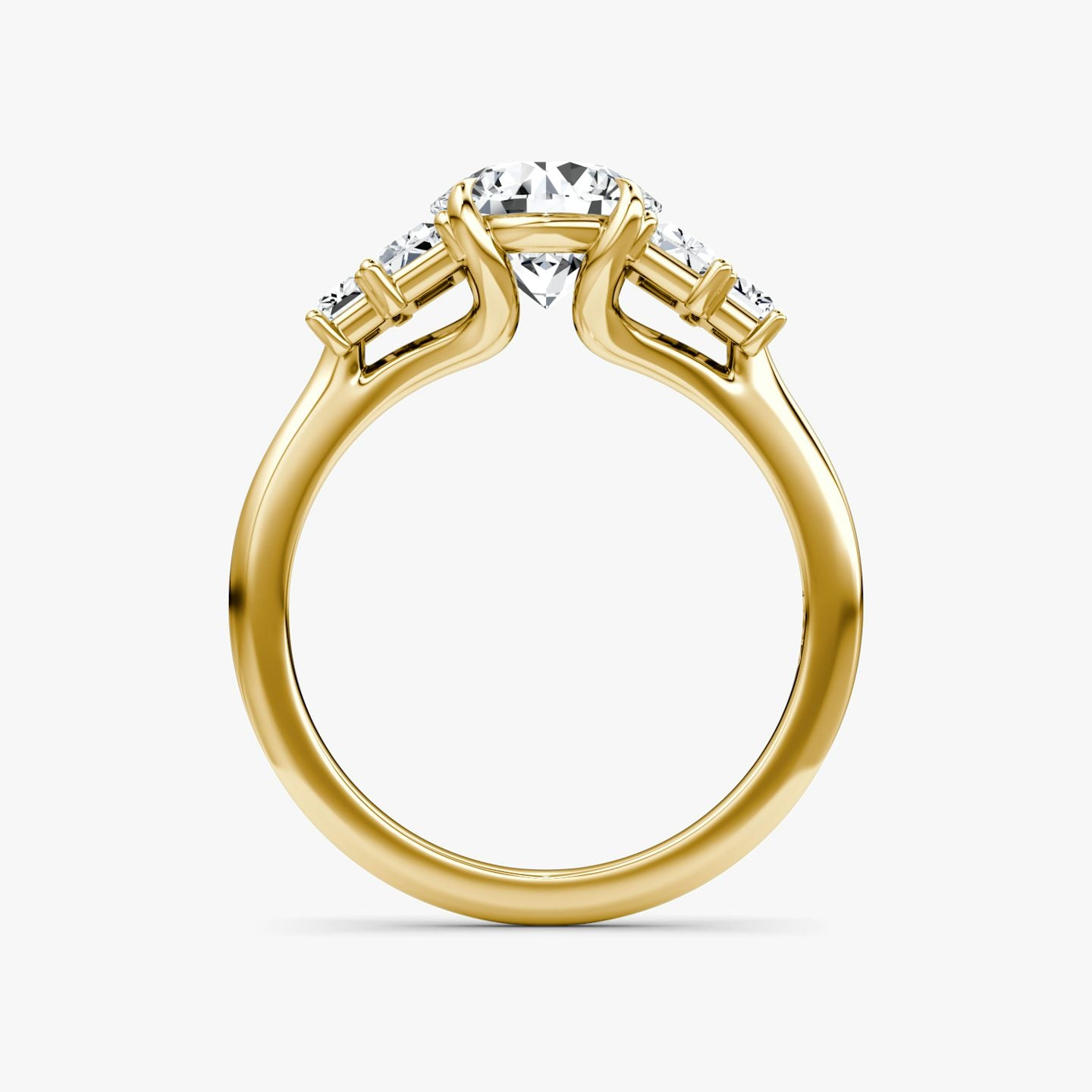 The Five Stone Heirloom Round Brilliant Engagement Ring