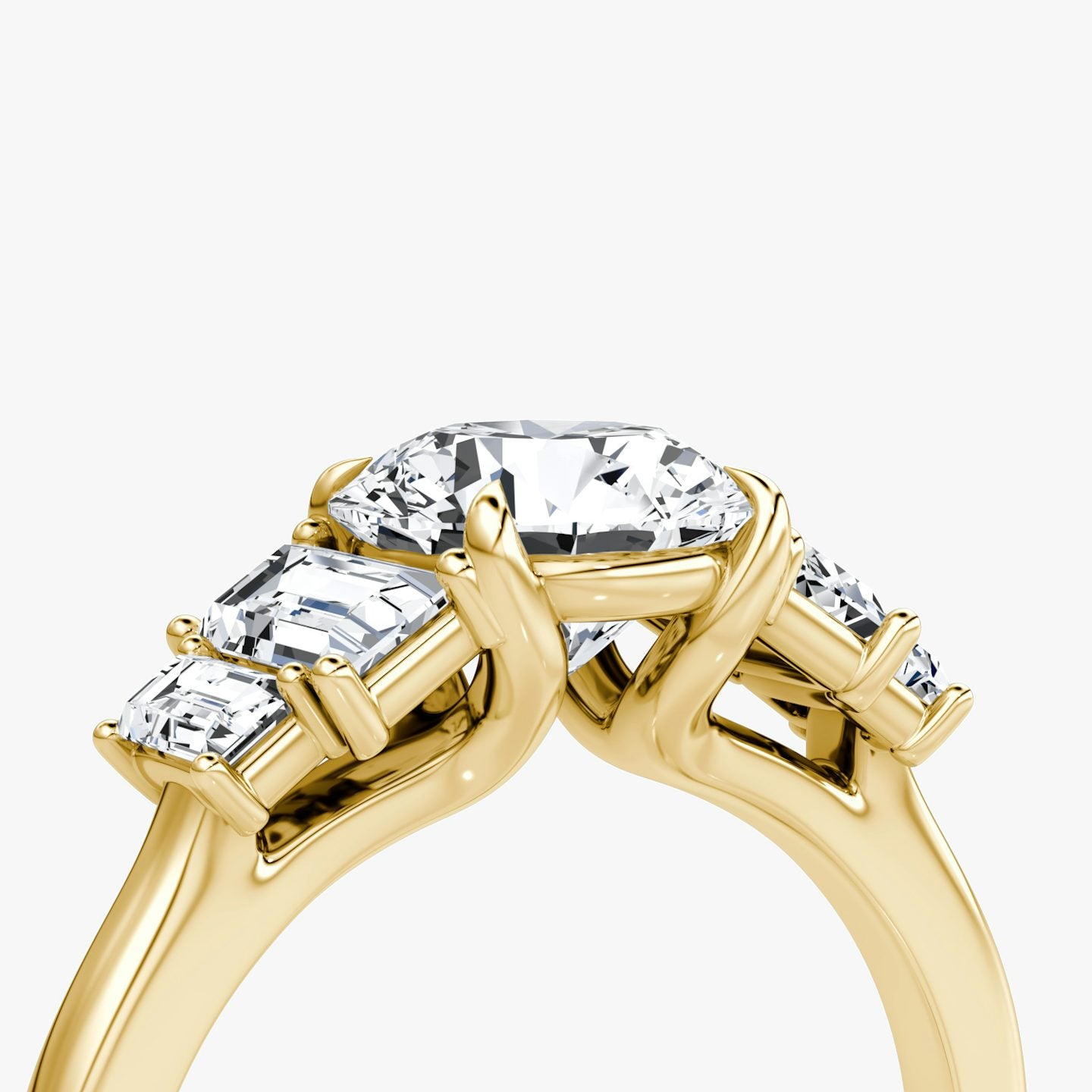 The Five Stone Heirloom Round Brilliant Engagement Ring