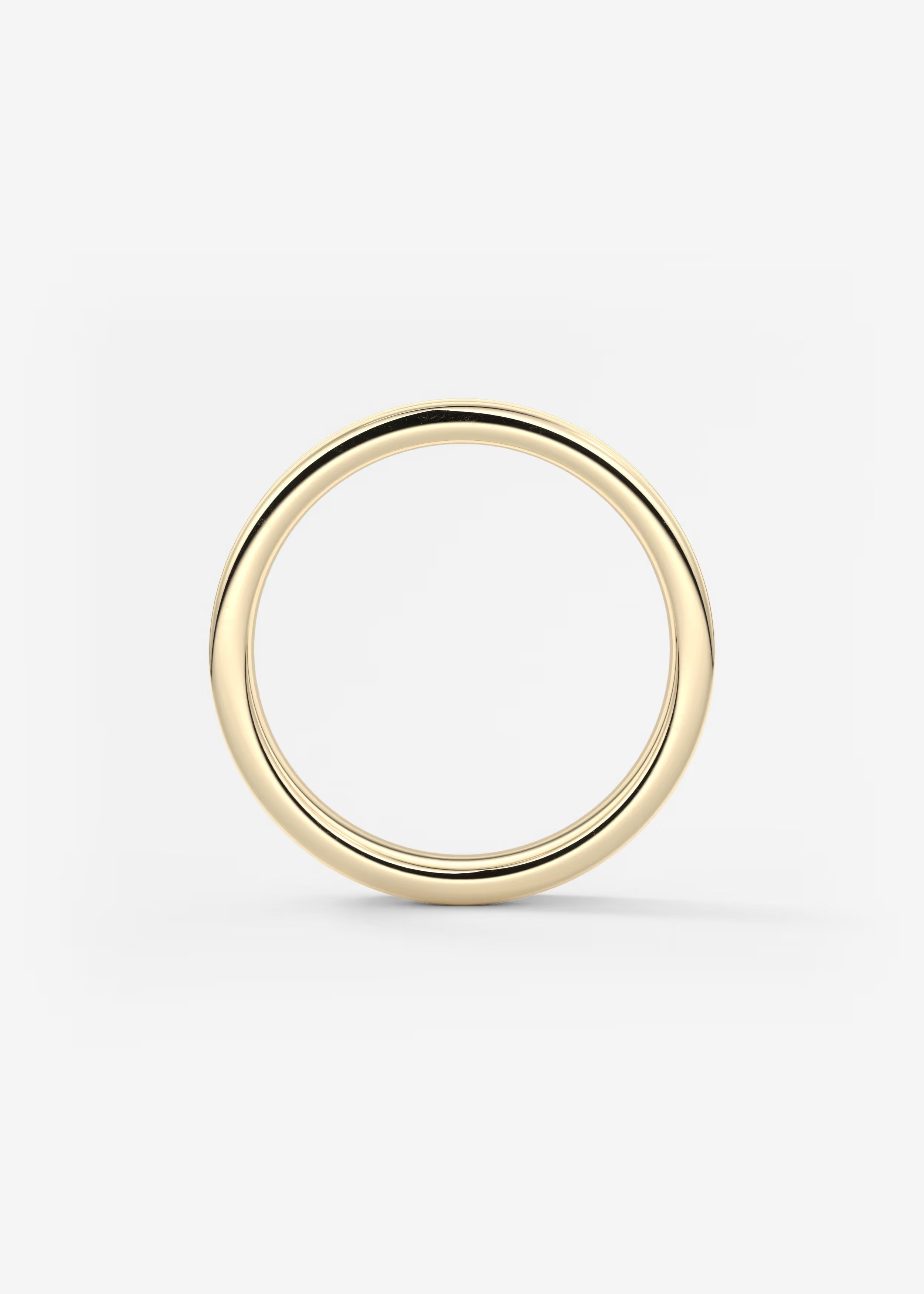 Gold Channel‑Set Eternity Band with Round Lab‑Grown Diamonds