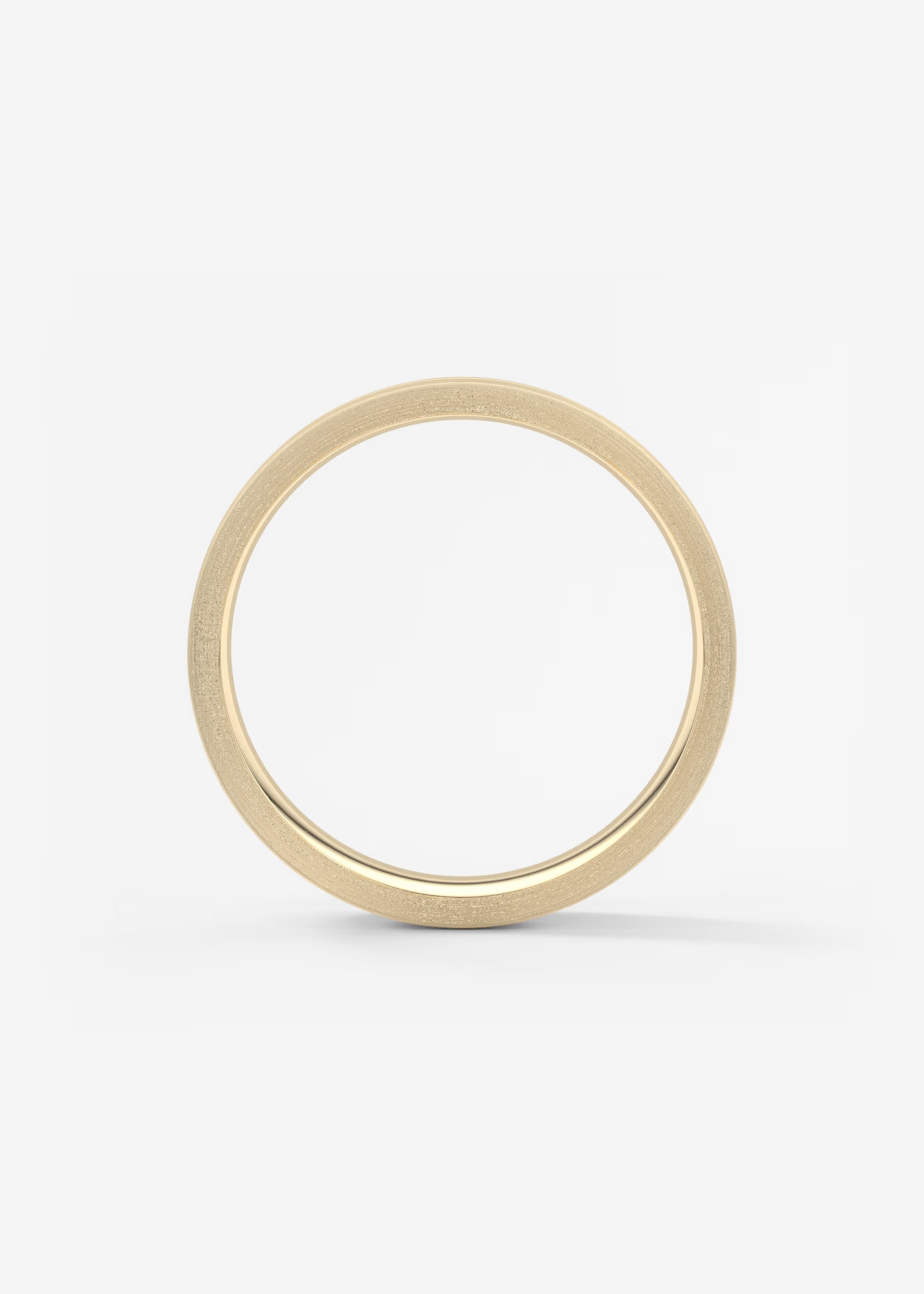 Matte and Polished Gold Stacking Bands in Minimalist Dual‑Finish Design