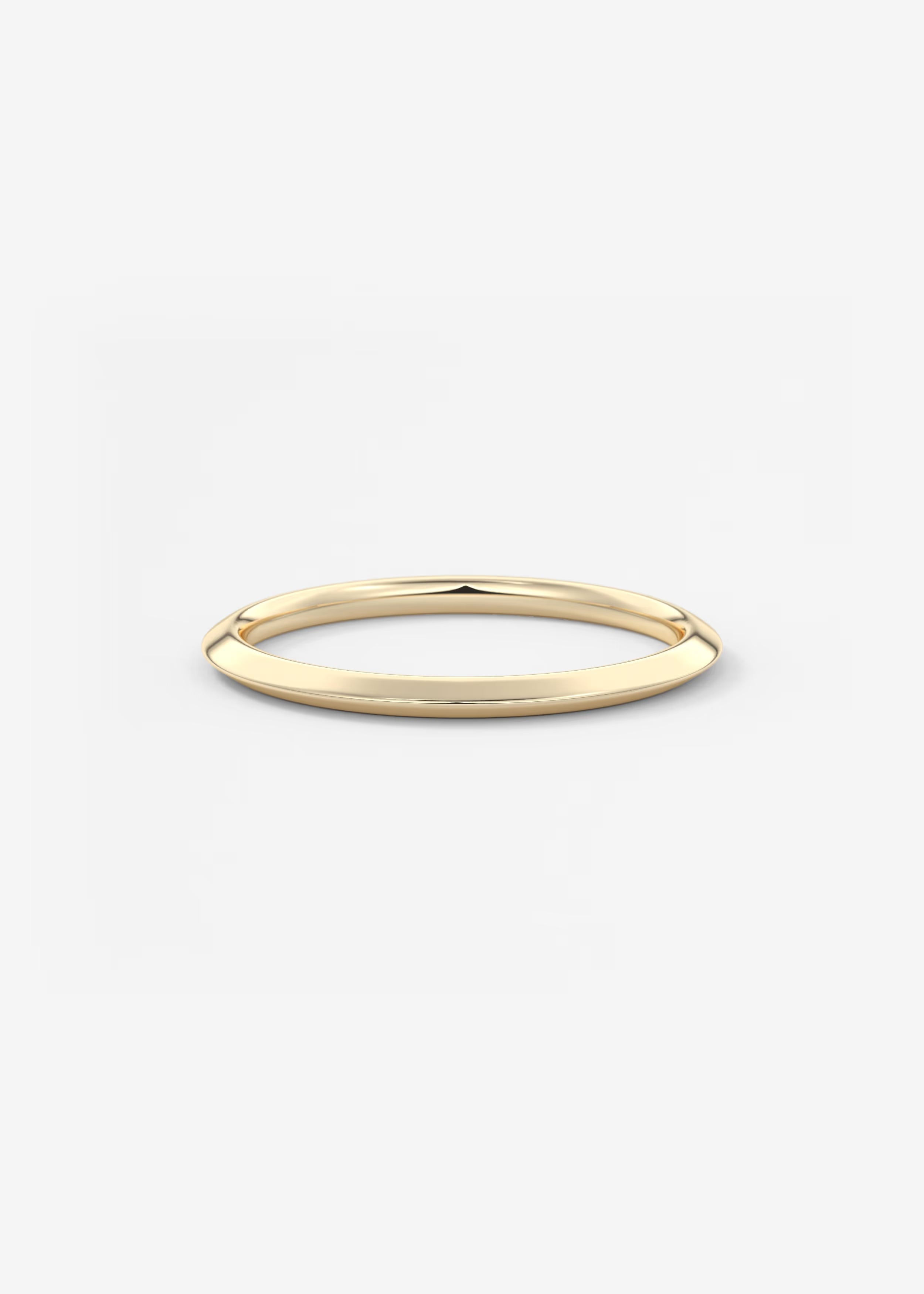Ultra‑Slim Polished Gold Band in Minimalist Design
