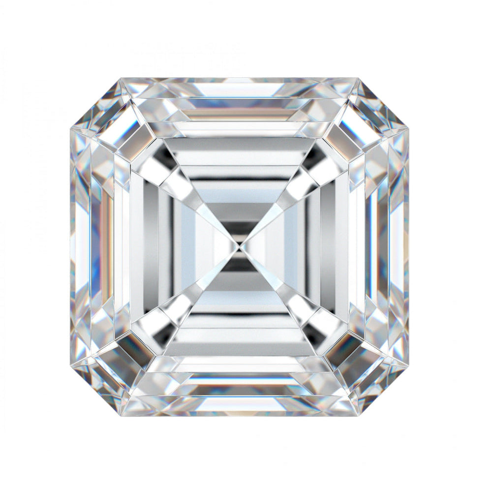 4.0Ct. Asscher Cut Moissanite Gemstone