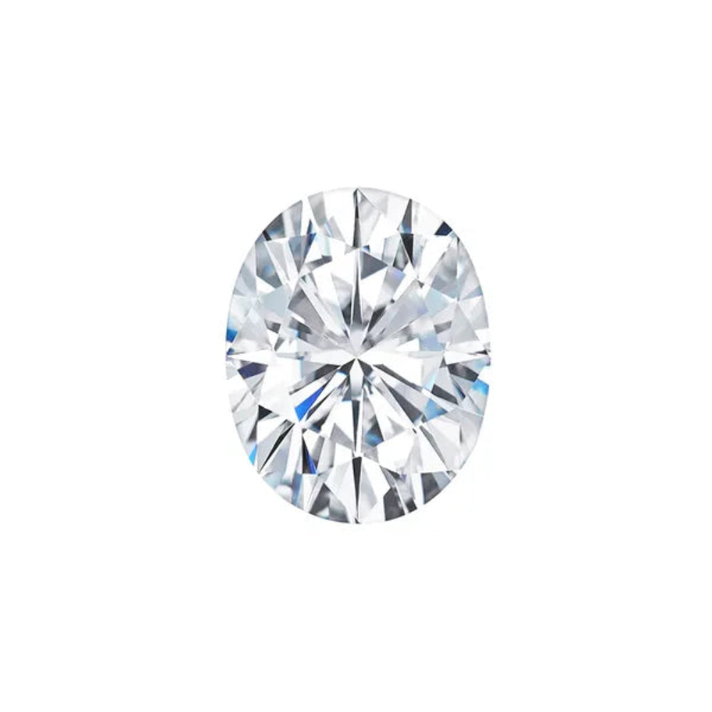 5.5Ct. Oval Cut Moissanite Gemstone