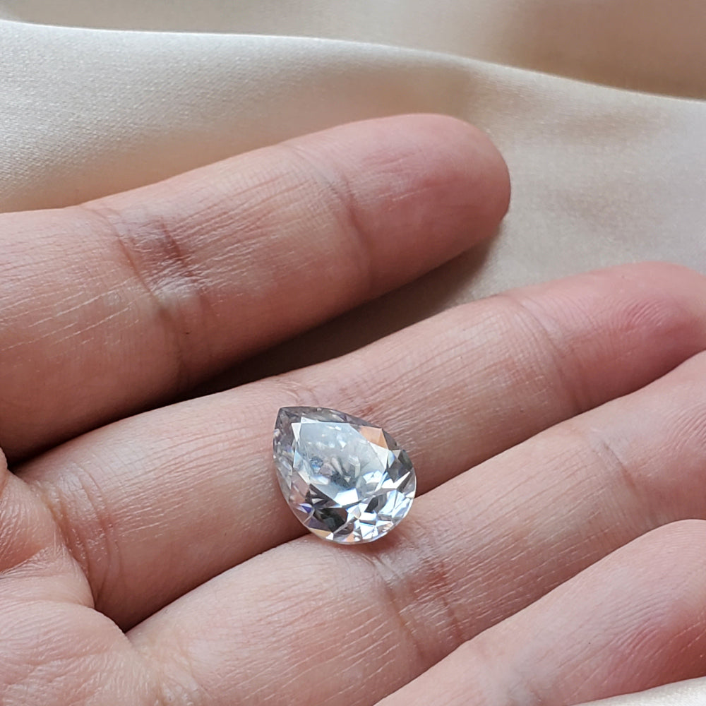 3.0Ct. Pear Cut Moissanite Gemstone