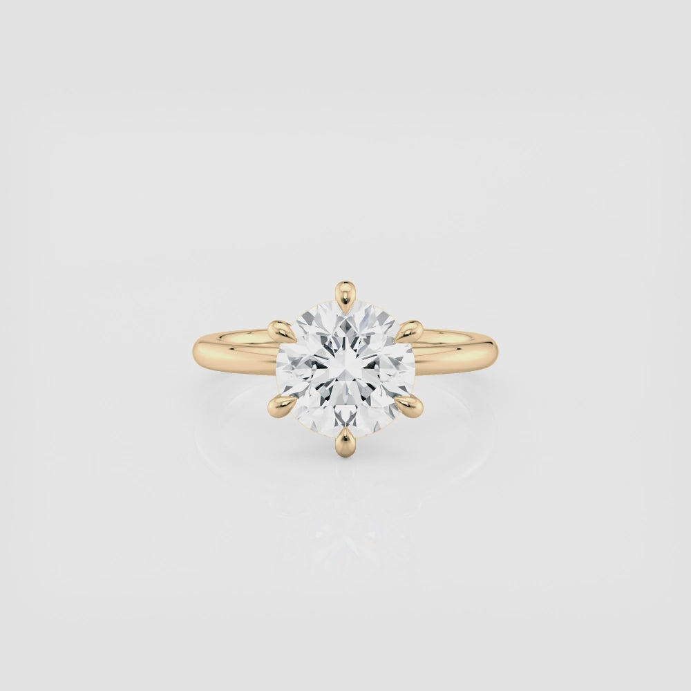 6-Prong Solitaire Engagement Ring