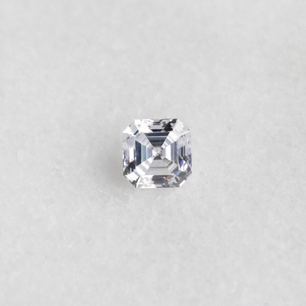 1.0Ct. Asscher Cut Moissanite Gemstone