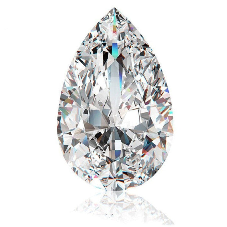 5.5Ct. Pear Cut Moissanite Gemstone