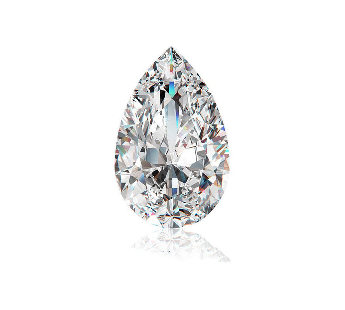 D Color VVS1, Excellent Pear Cut Moissanite Stone Loose Diamond Gemstone with GRA certificate