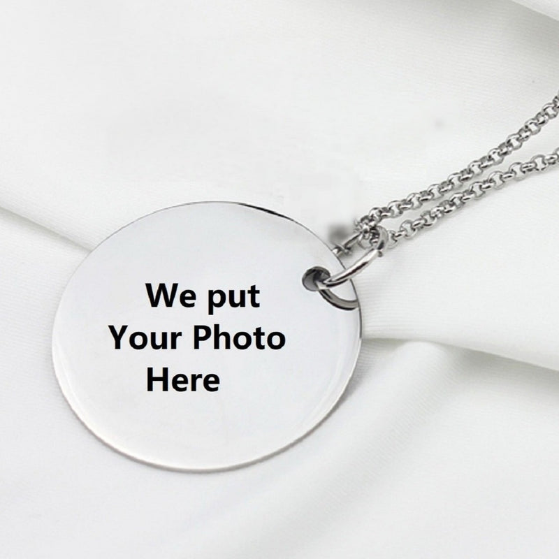 Sterling silver dog tag necklace outlet personalized