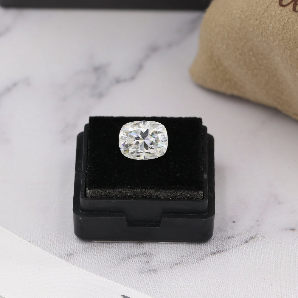 12.0Ct. Elongated Cushion Cut Moissanite Gemstone