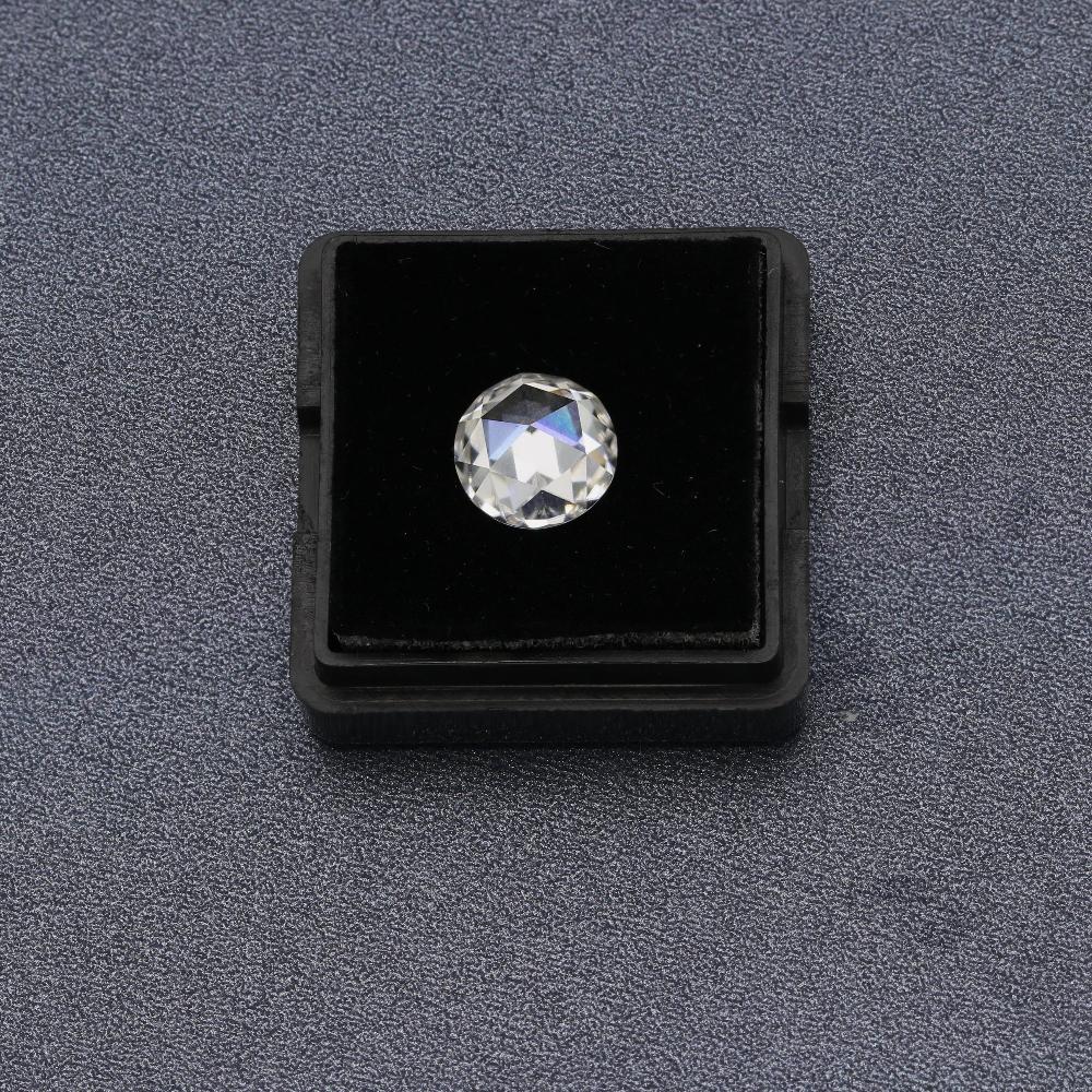 2.0Ct. Round Rose Cut Moissanite Gemstone