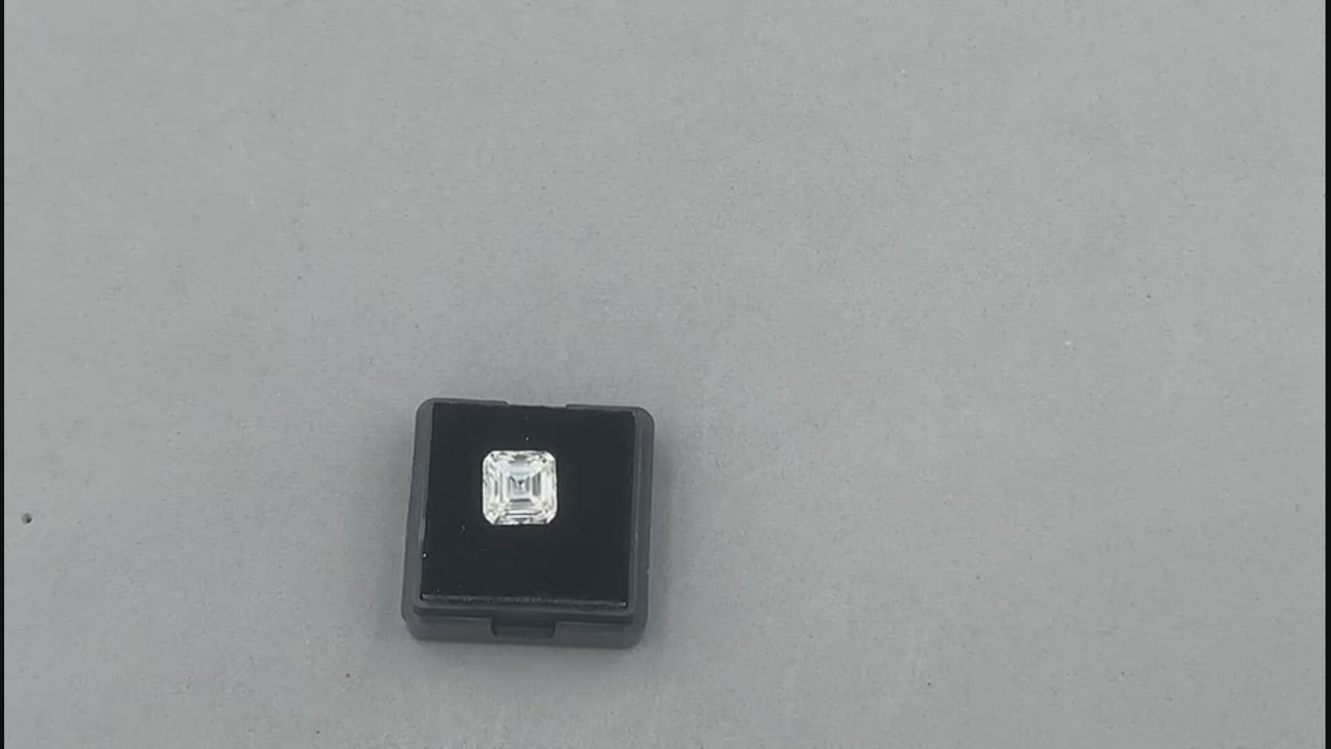 1.0Ct. Asscher Cut Moissanite Gemstone