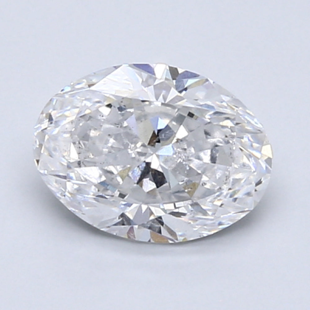 1.0Ct. Oval Cut Moissanite Gemstone